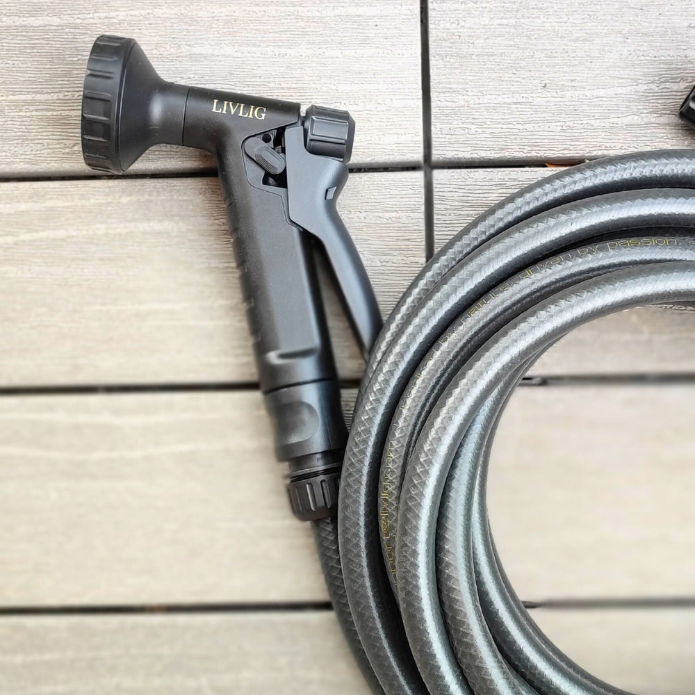 PureCycle Livlig Gartenschlauch mit der PureCycle Gartenbrause