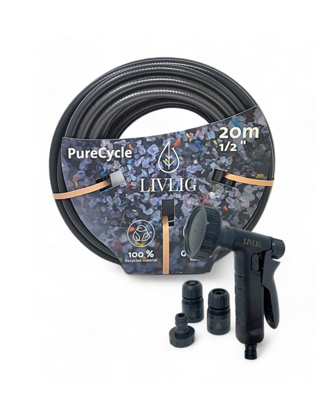 Garden hose PureCycle in a set