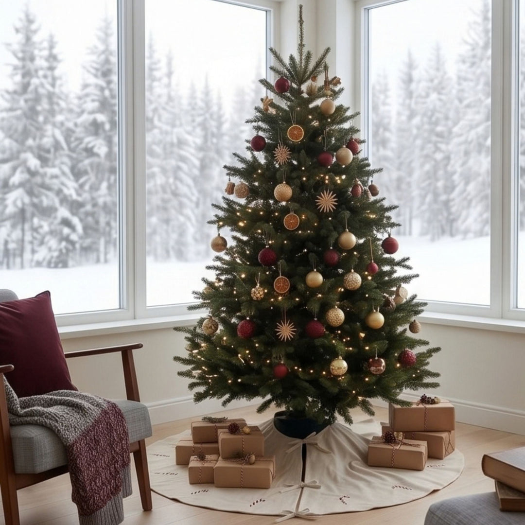 Copri base per albero di Natale a forma di bastoncino di zucchero