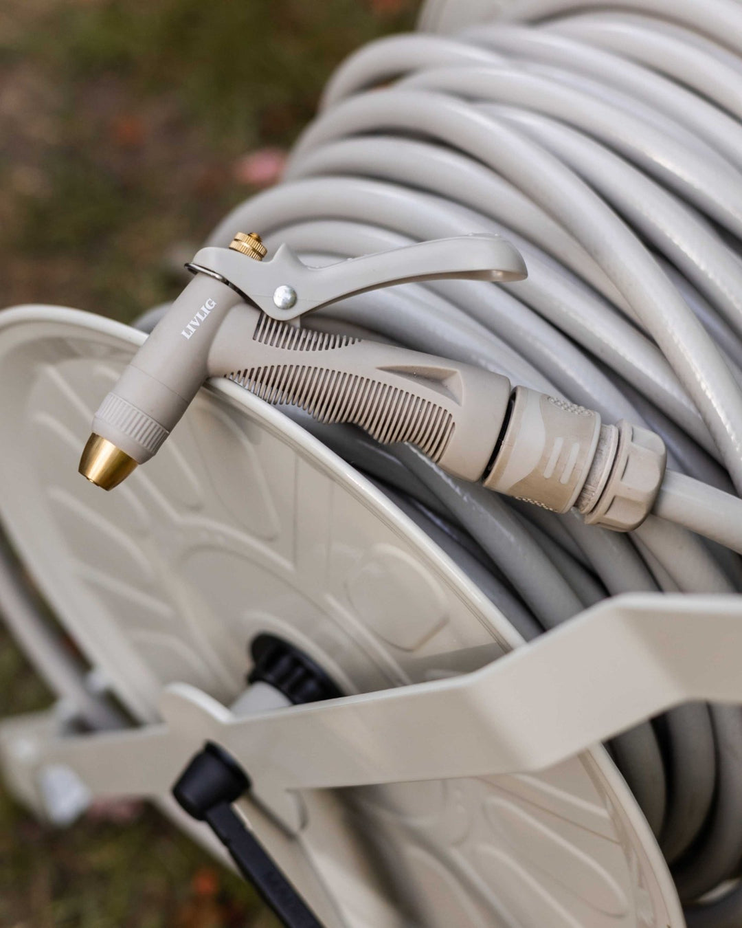 LIVLIG, Schlauchanschluss Set Kunststoff, Gartenschlauchzubehör & - ventile, Gentle Greige