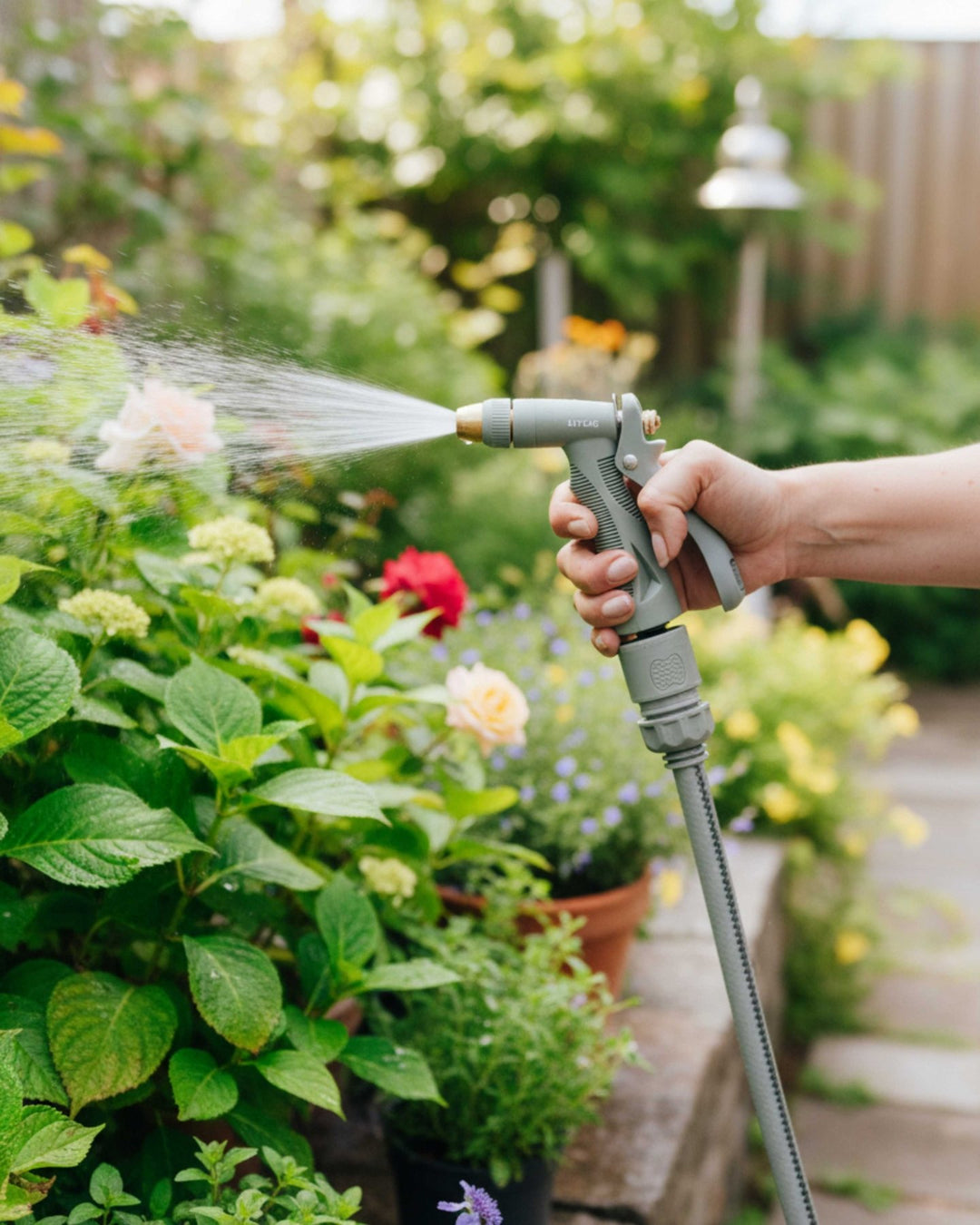 LIVLIG, Gartenspritze Kunststoff, Gartenschlauchzubehör & - ventile, Gentle Greige