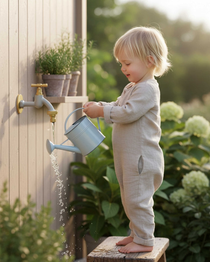LIVLIG, Wasserhahn Garten mit Rosettengarnitur, Wasserhahn, Gentle Greige