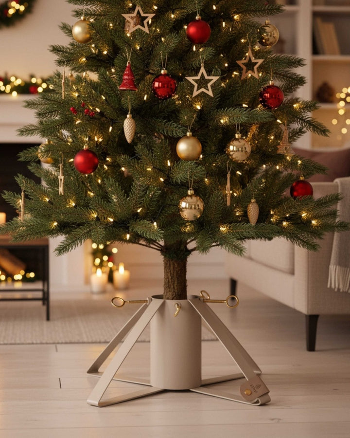 LIVLIG, Weihnachtsbaumständer Innen & Außen, , Graubeige