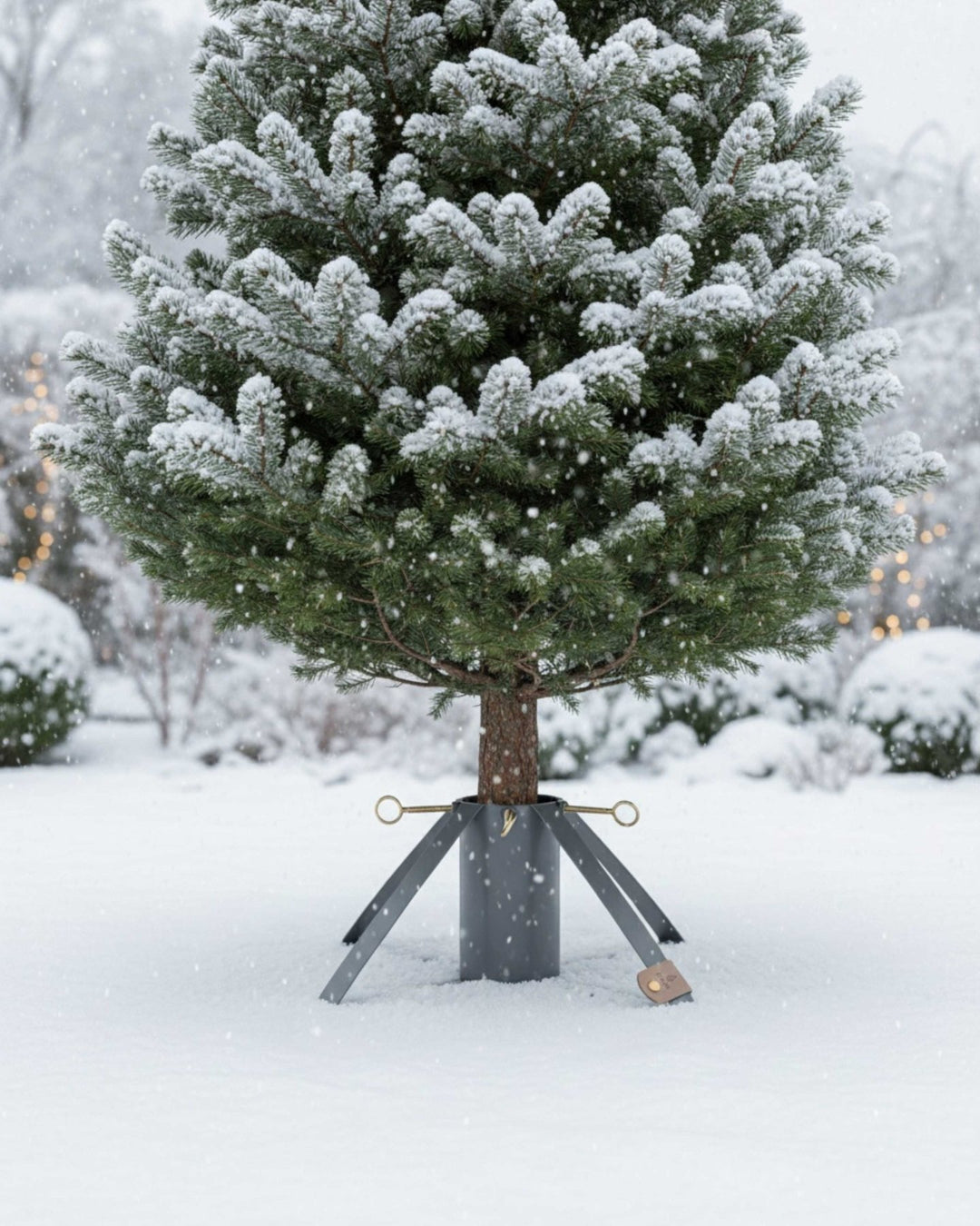 LIVLIG, 2in1 Weihnachtsbaumständer, Weihnachtsbaumständer, Salbei