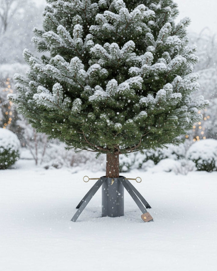 LIVLIG, 2in1 Weihnachtsbaumständer, Weihnachtsbaumständer, Salbei