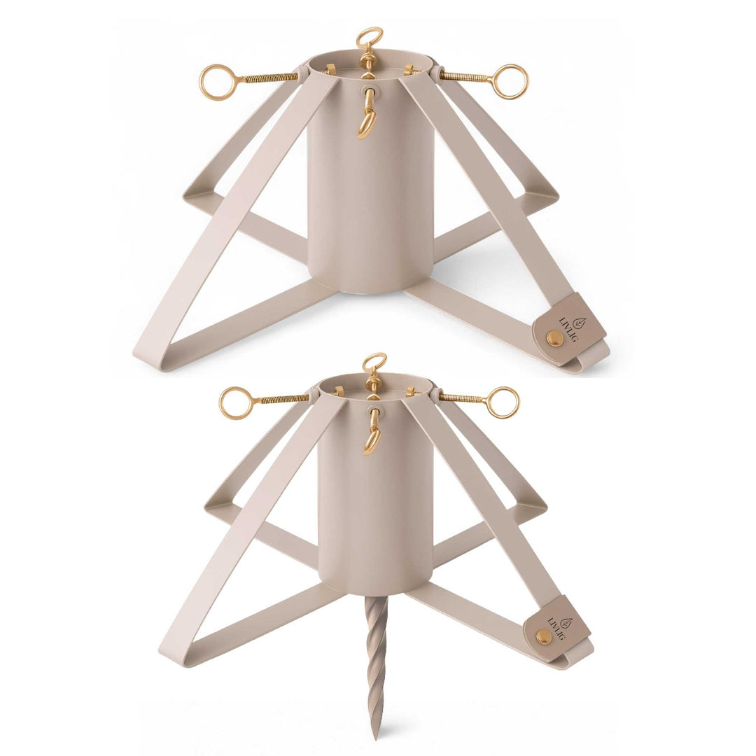 LIVLIG, Design Weihnachtsbaumständer, , Graubeige