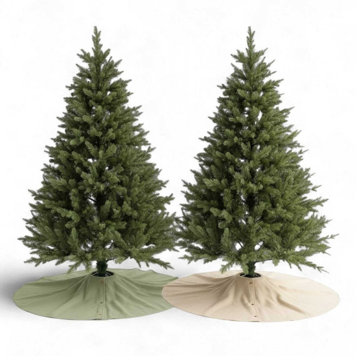 LIVLIG, 2in1 Weihnachtsbaumdecke, weihnachtsbaumdecke, Beige - Salbei