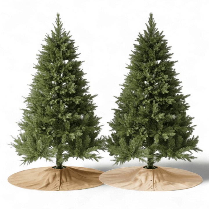 LIVLIG, 2in1 Weihnachtsbaumdecke, weihnachtsbaumdecke, Beige - Braun