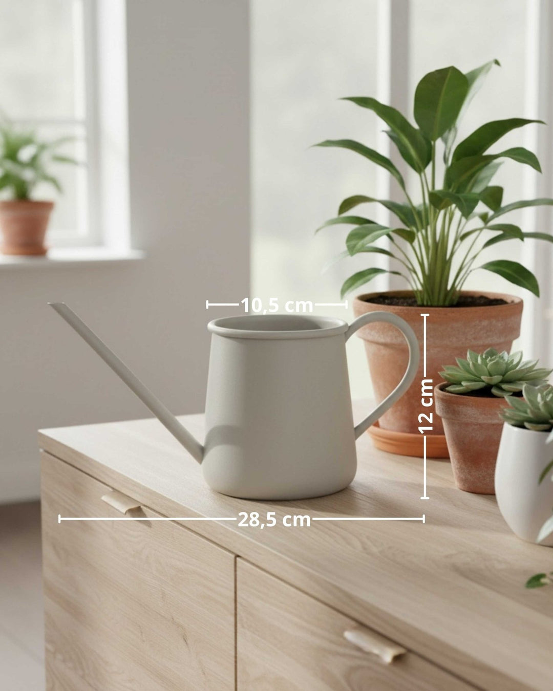 LIVLIG, Metall Gießkanne 1L, , Greige