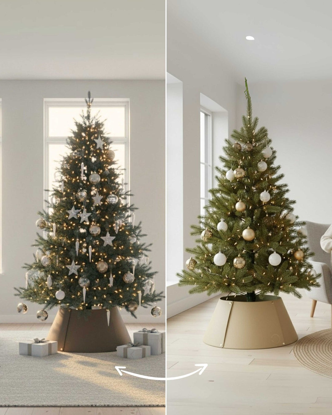 LIVLIG, Baumkragen 2in1, Baumkragen, Beige - Braun