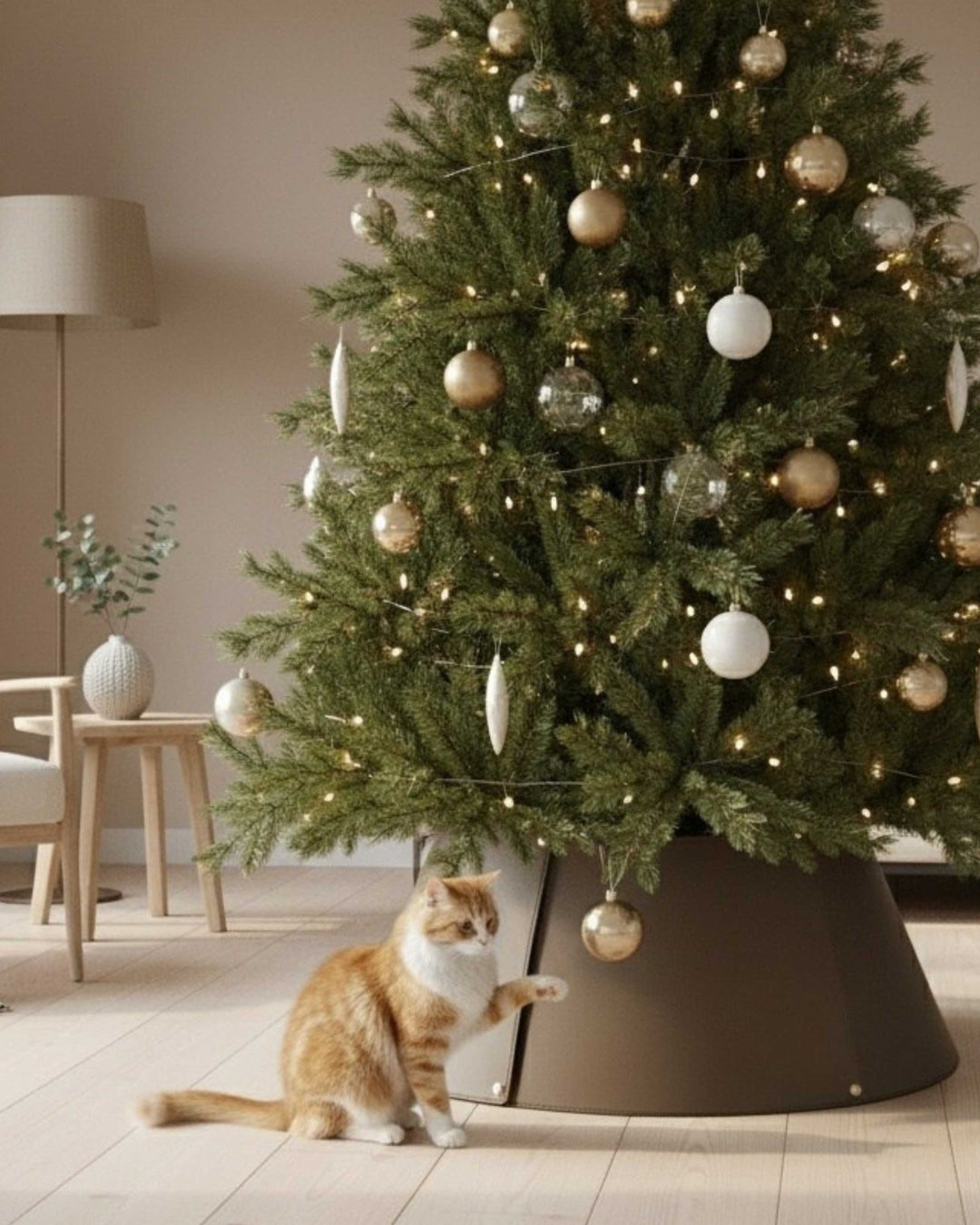 LIVLIG, Baumkragen 2in1, Baumkragen, Beige - Braun