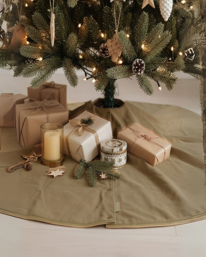 LIVLIG, Weihnachtsbaumdecke, weihnachtsbaumdecke, Beige - Braun