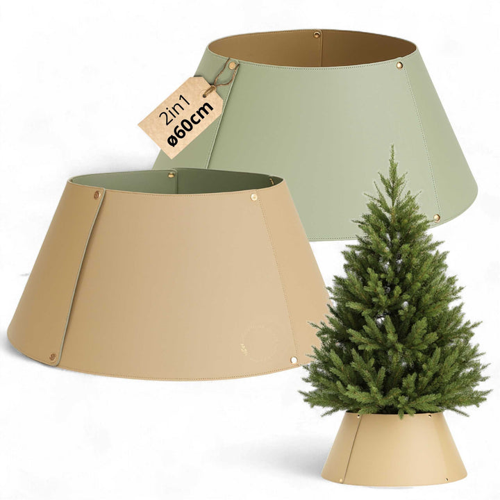 LIVLIG, Baumkragen 2in1, Baumkragen, Beige - Salbei