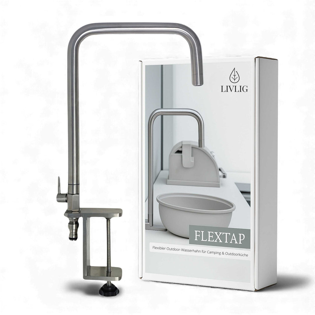 LIVLIG, Flexibler Outdoor Wasserhahn, Wasserhahn,