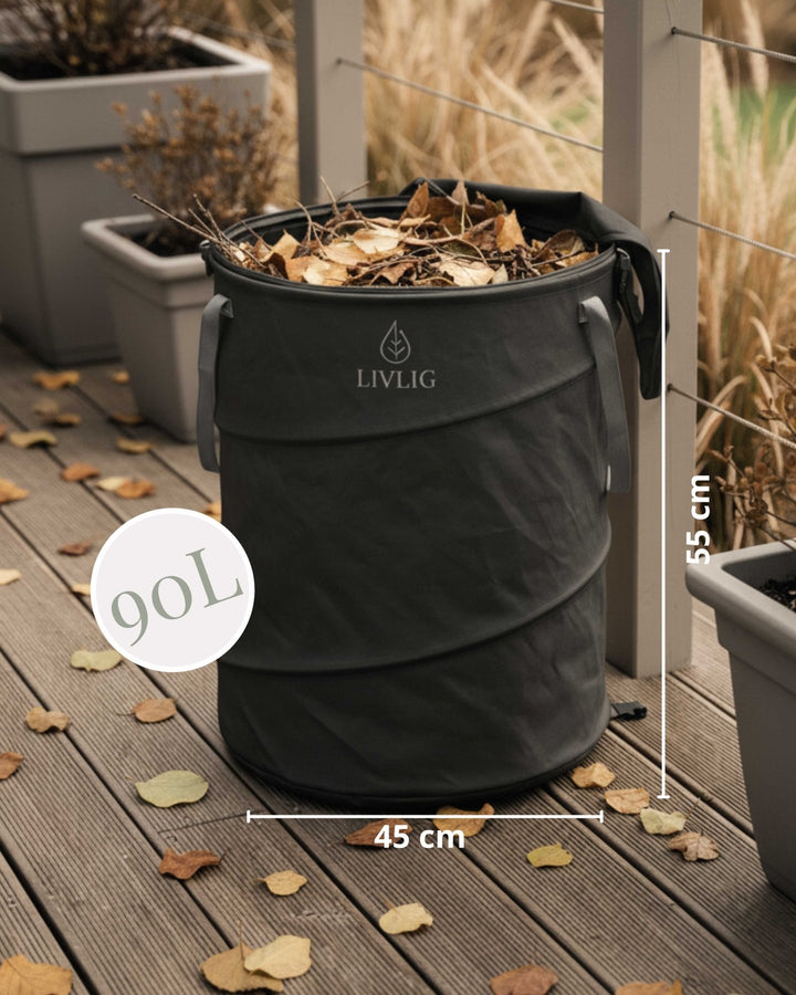 LIVLIG, Pop - Up Gartenabfallsack, gartensack, Beige
