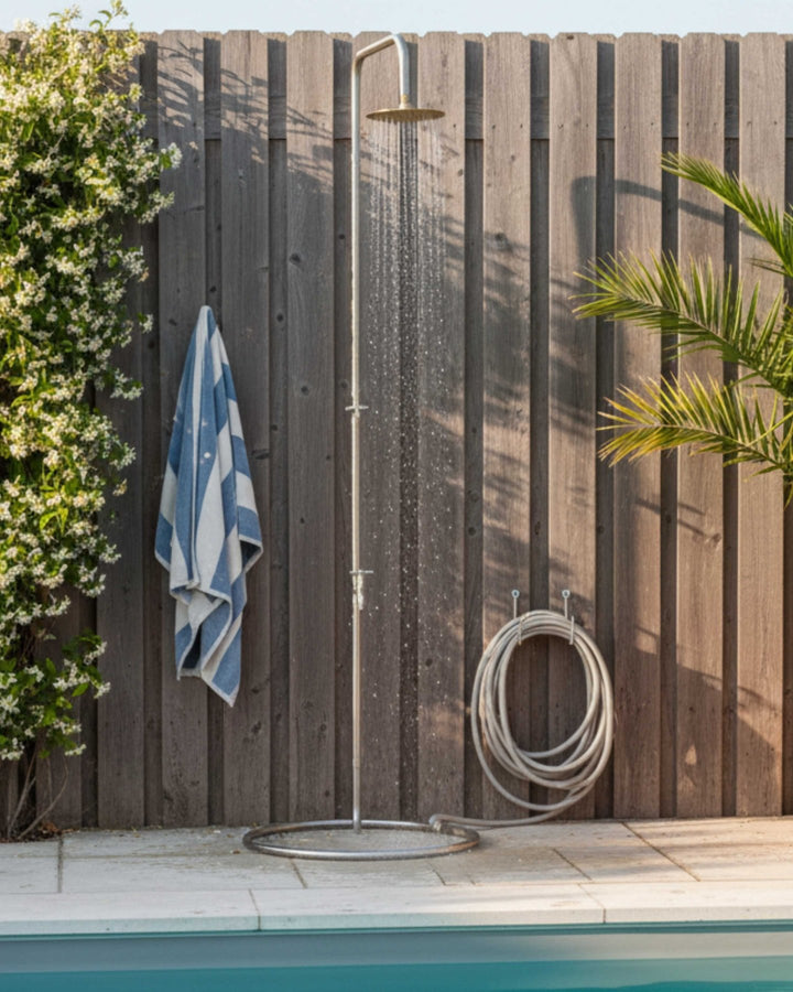 LIVLIG, Gartendusche Edelstahl, Gartendusche,