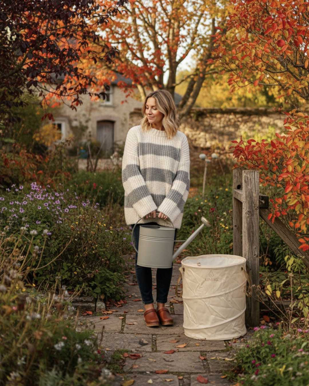 LIVLIG, Pop - Up Gartenabfallsack, gartensack, Beige