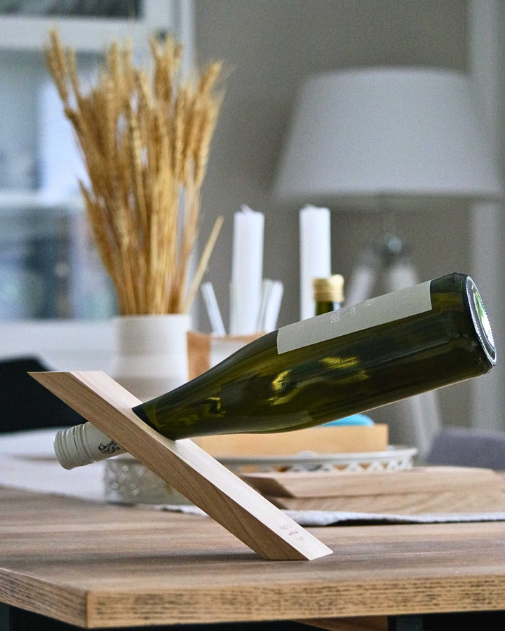 LIVLIG, Weinflaschenhalter mit Flaschenetikett, flaschenhalter, Can´t drink Flowers