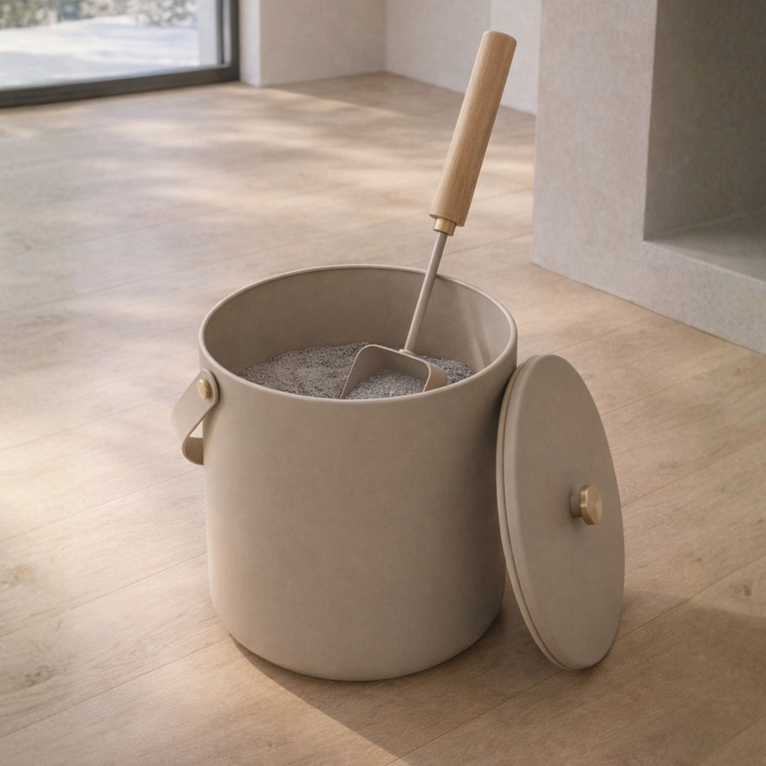 Ash Bucket with Lid