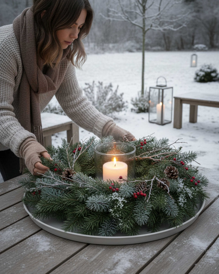 LIVLIG, Deko Tablett 3er Set, Tabletts, Greige