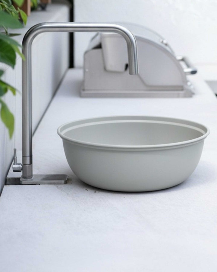 LIVLIG, Outdoorküchen Set, Wasserhahn, Gentle Greige