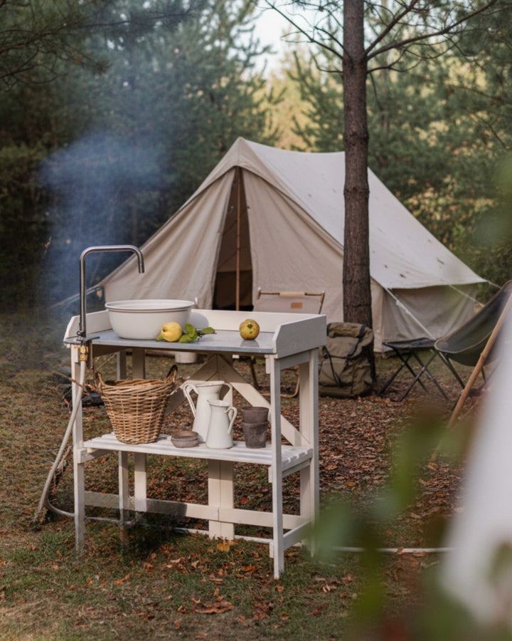 LIVLIG, Outdoorküchen Set, Wasserhahn, Gentle Greige