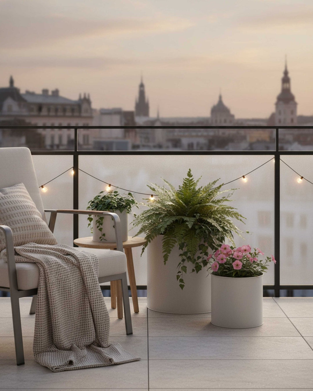 LIVLIG, 3er Blumentopf Set, Blumentopf, Greige