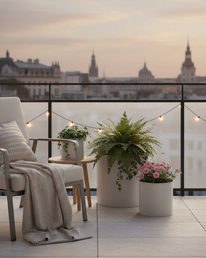 LIVLIG, 3er Blumentopf Set, Blumentopf, Greige