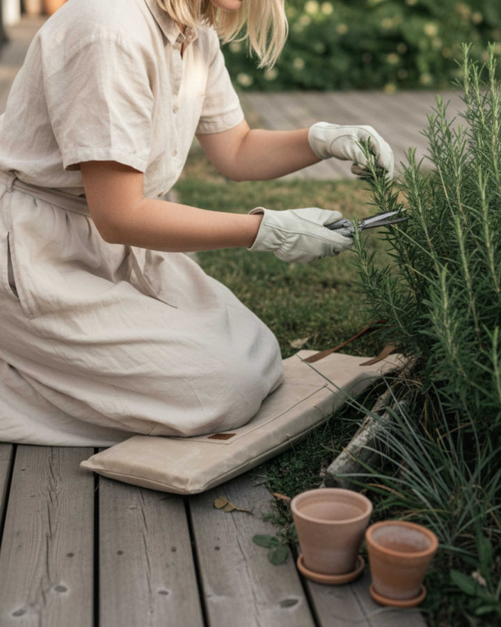 LIVLIG, Kniekissen Garten, Kniekissen, Beige
