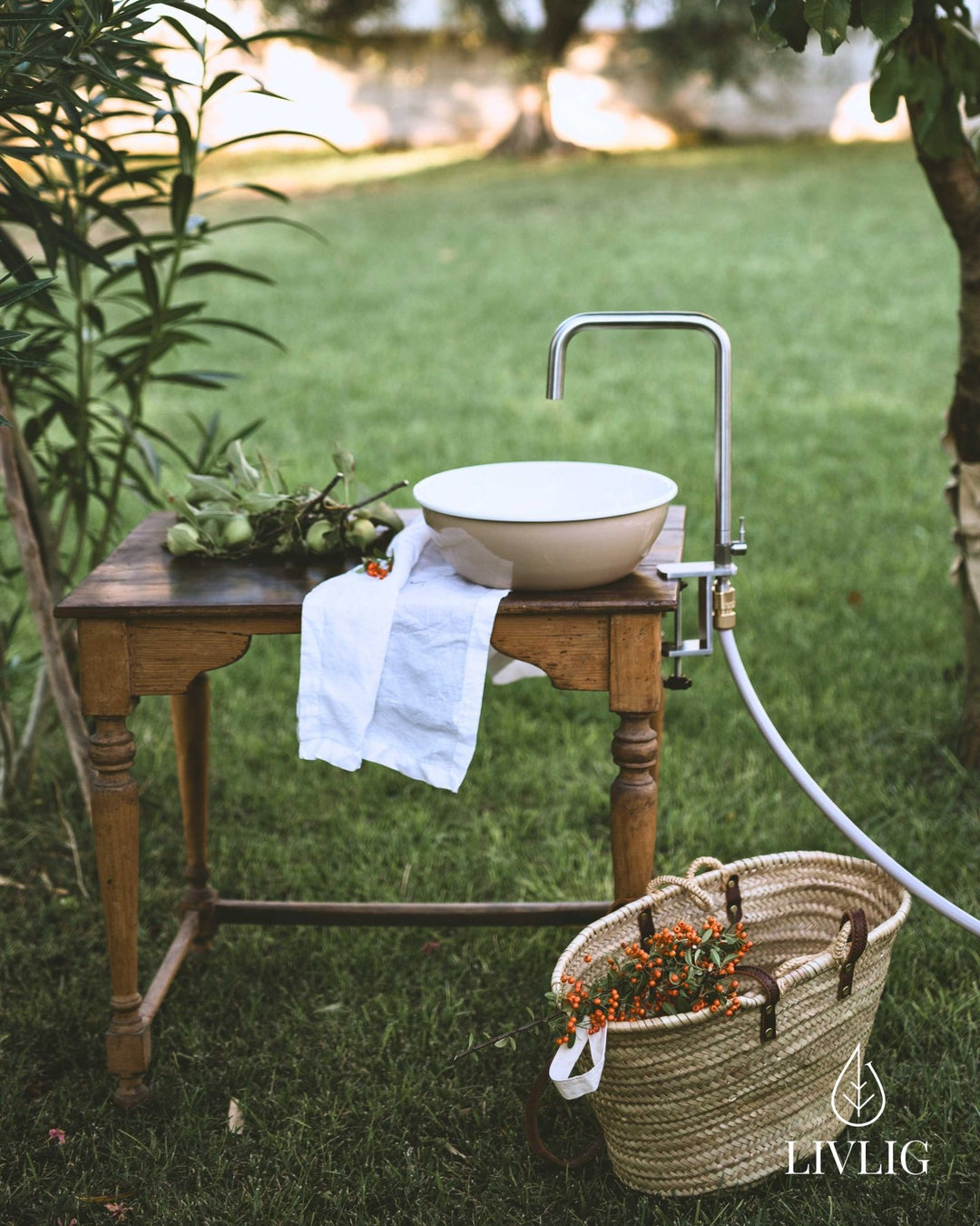 LIVLIG Outdoor Faucet Outdoor Kitchen, Camping Tap