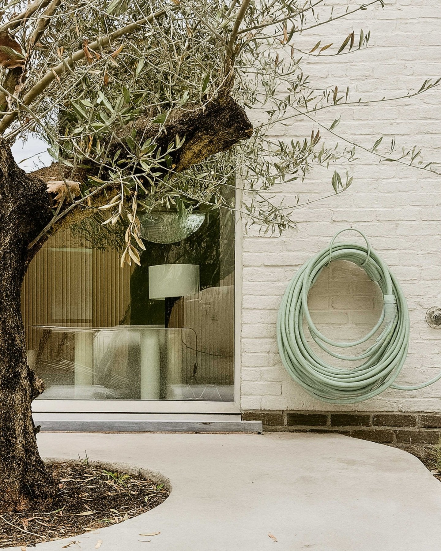 LIVLIG, Gartenschlauch mit Wandhalterung im Set Homefarming Green, Gartenschläuche