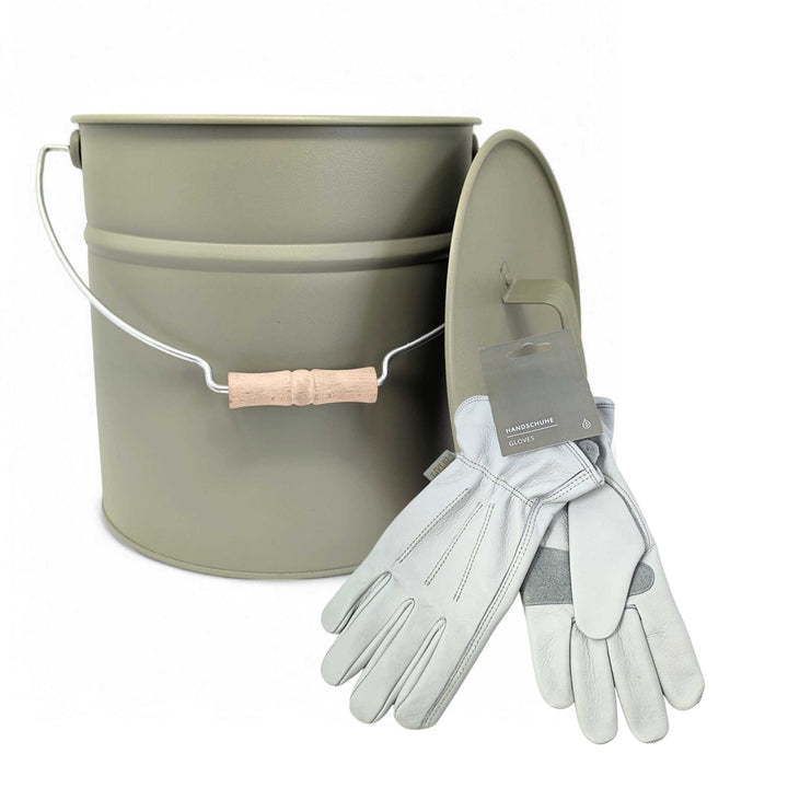 LIVLIG, Eimer - Set, , Moosgrau