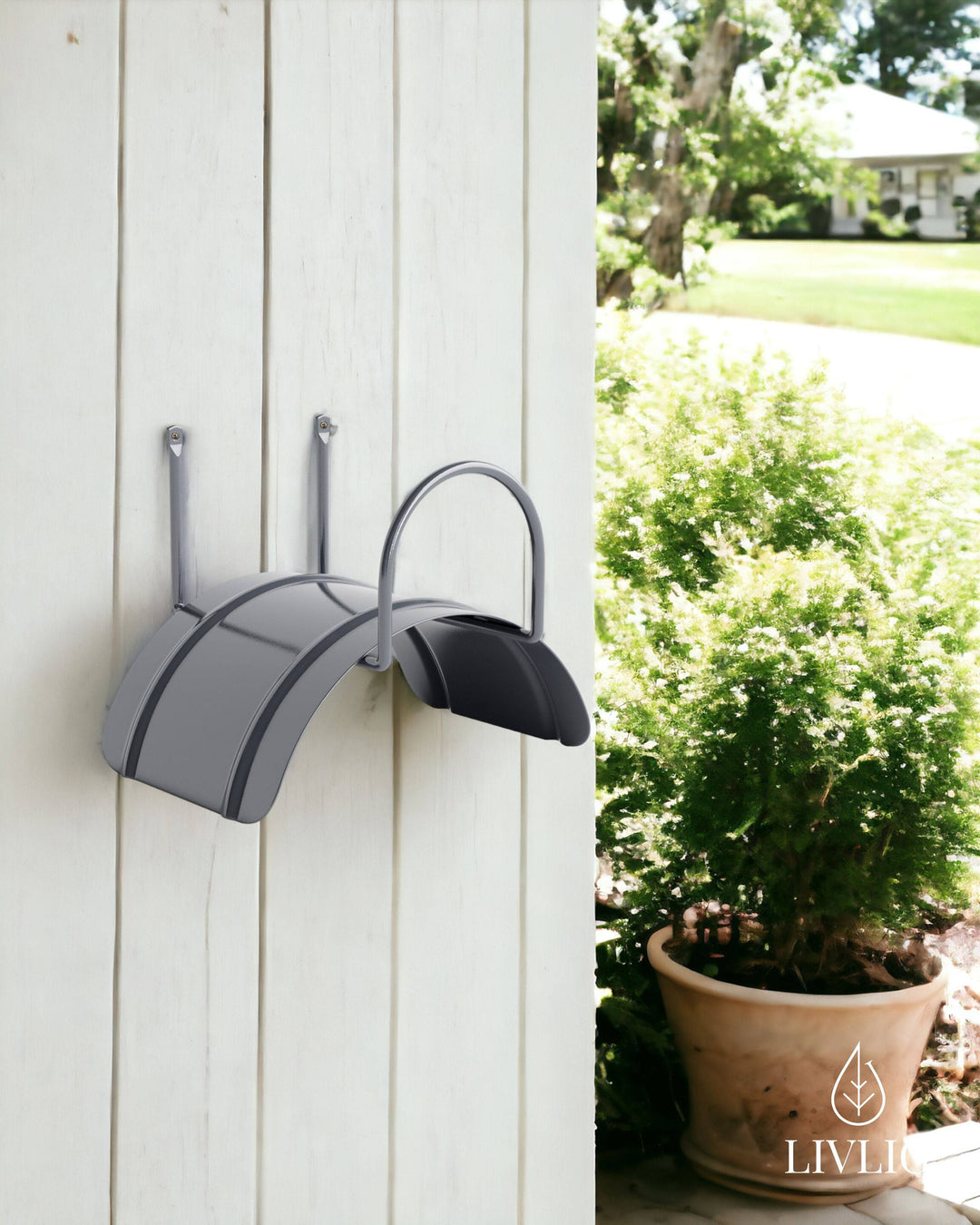 Wall hose holder Authentic Anthracite
