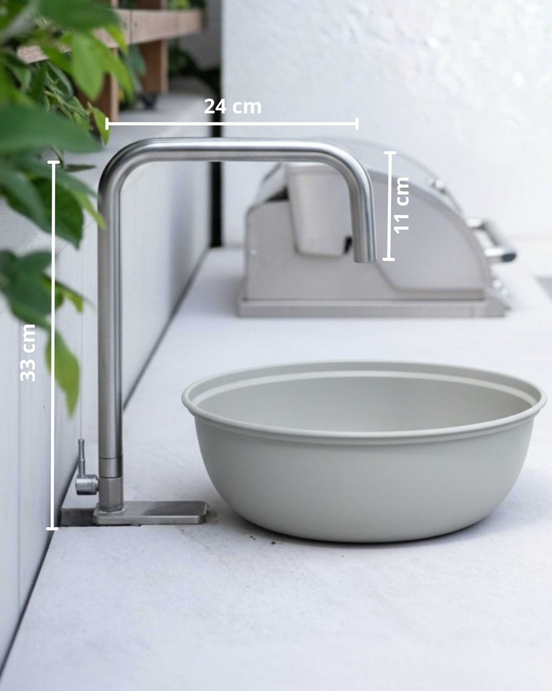 LIVLIG, Flexibler Outdoor Wasserhahn, Wasserhahn,