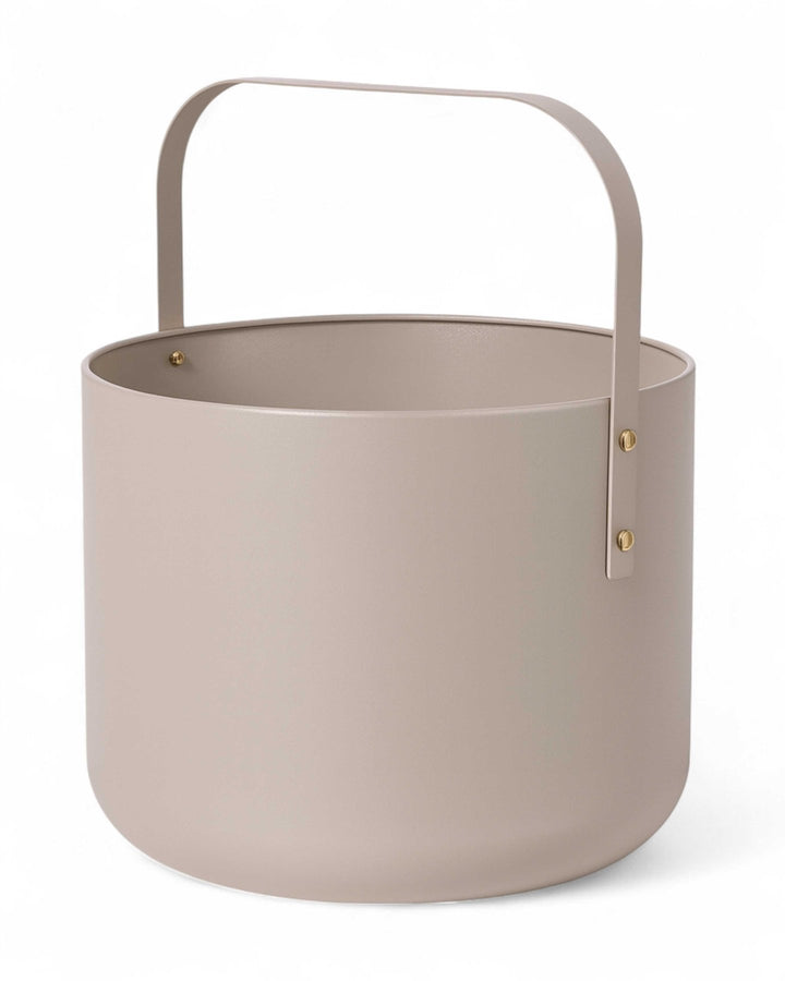 LIVLIG, Design Kaminholzkorb, , Graubeige