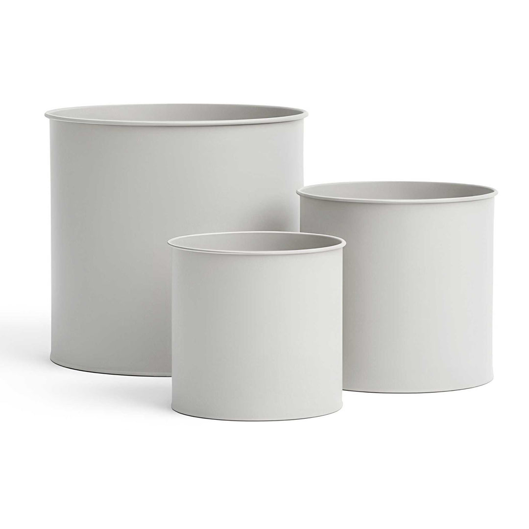 LIVLIG, 3er Blumentopf Set, Blumentopf, Greige