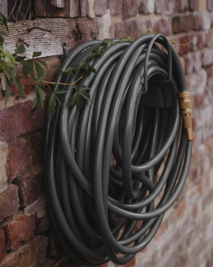 LIVLIG, Gartenschlauch Wandhalterung, Gartenschlauchhalterungen, Gentle Greige