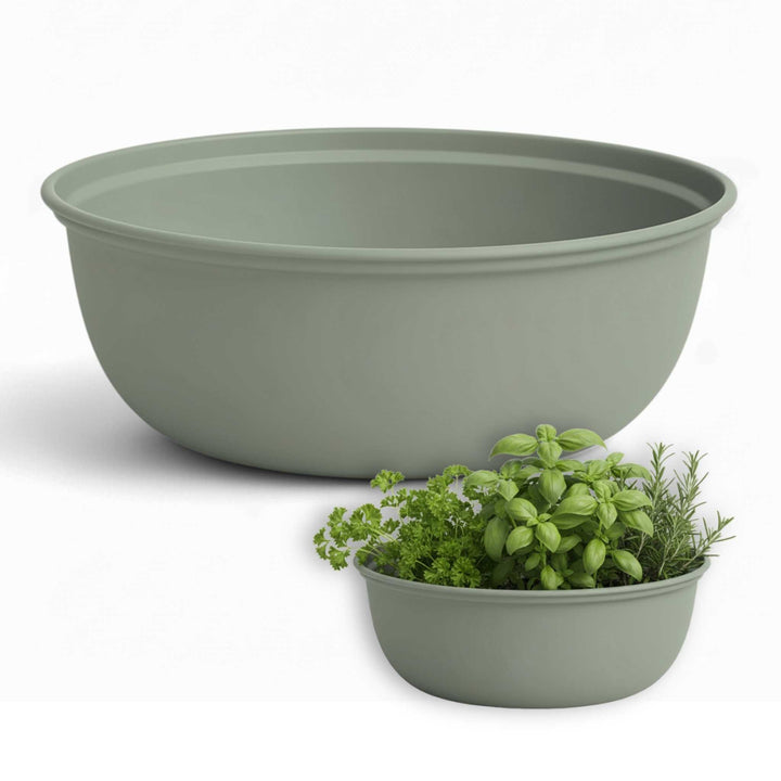 LIVLIG, Pflanzschale I Waschschüssel, , Moosgrau