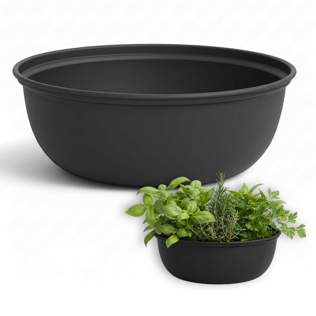 LIVLIG, Pflanzschale I Waschschüssel, , Anthrazit
