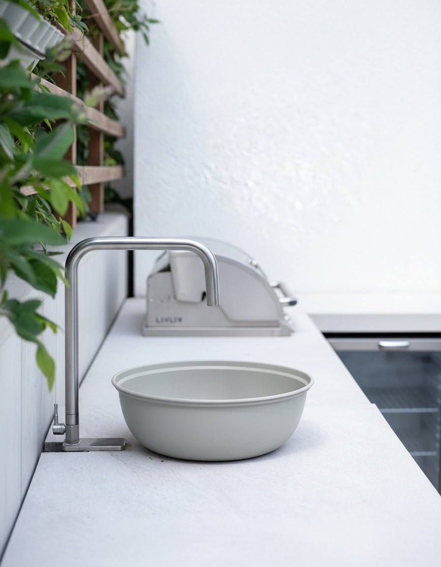 LIVLIG, Pflanzschale I Waschschüssel, , Greige