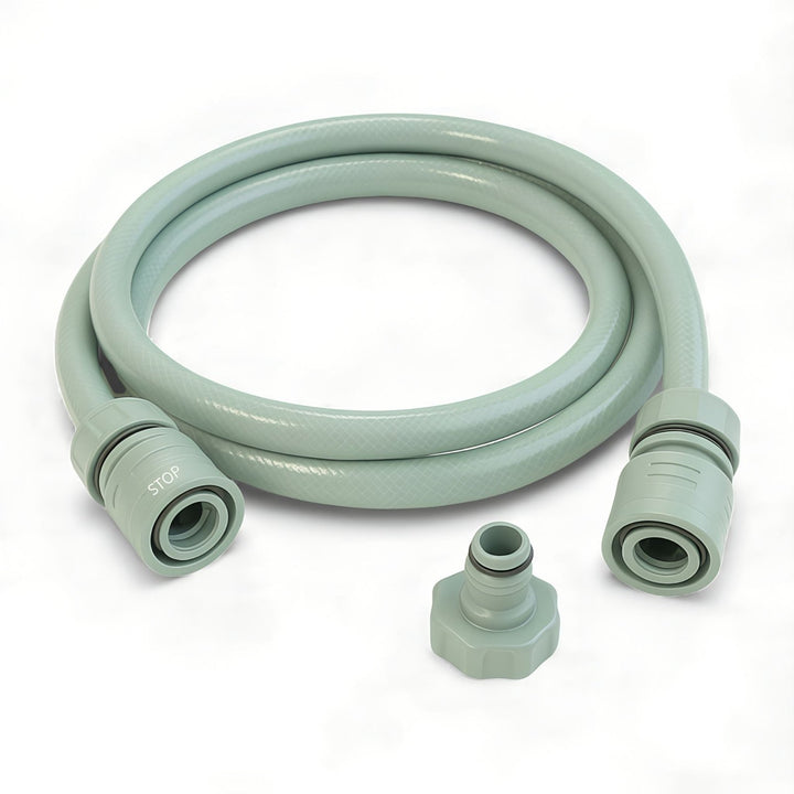 Anschlussgarnitur Gartenschlauch 2m Kunststoff, Anschlussgarnitur, Homefarming Green,LIVLIG
