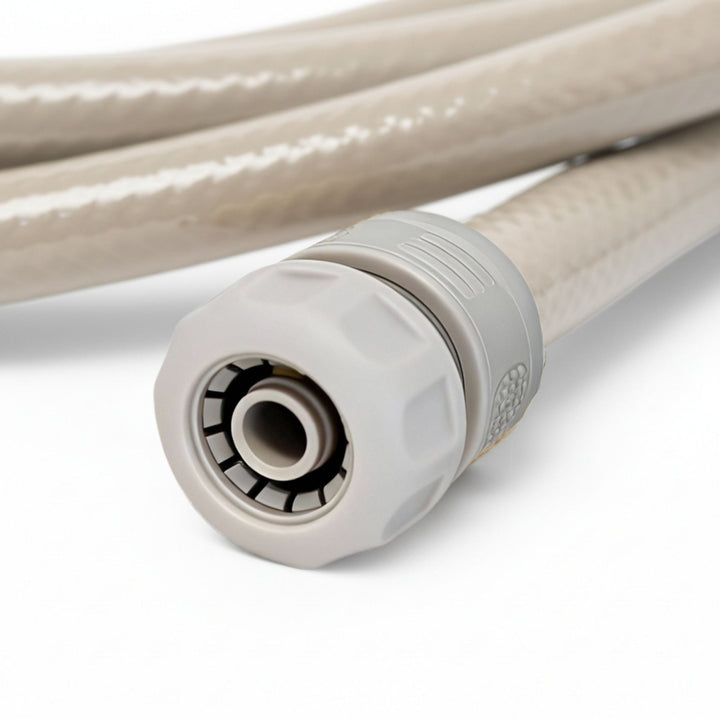 Anschlussgarnitur Gartenschlauch 2m Kunststoff, Anschlussgarnitur, Gentle Greige,LIVLIG