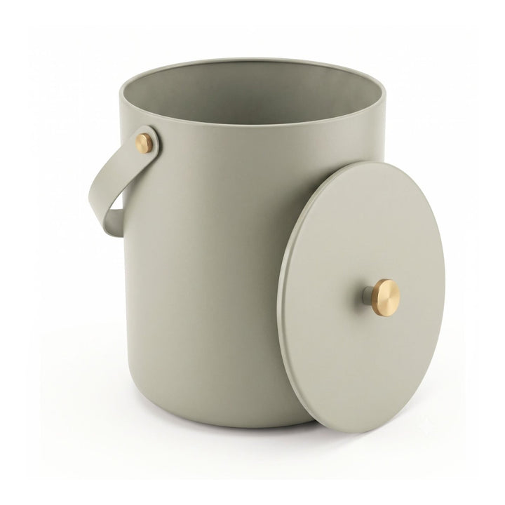Ascheeimer mit Deckel, , Salbei,LIVLIG