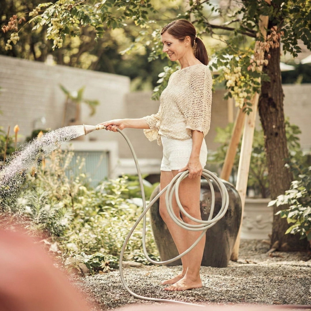 Design Gartenschlauch Gentle Greige, Gartenschläuche, 10 m,LIVLIG