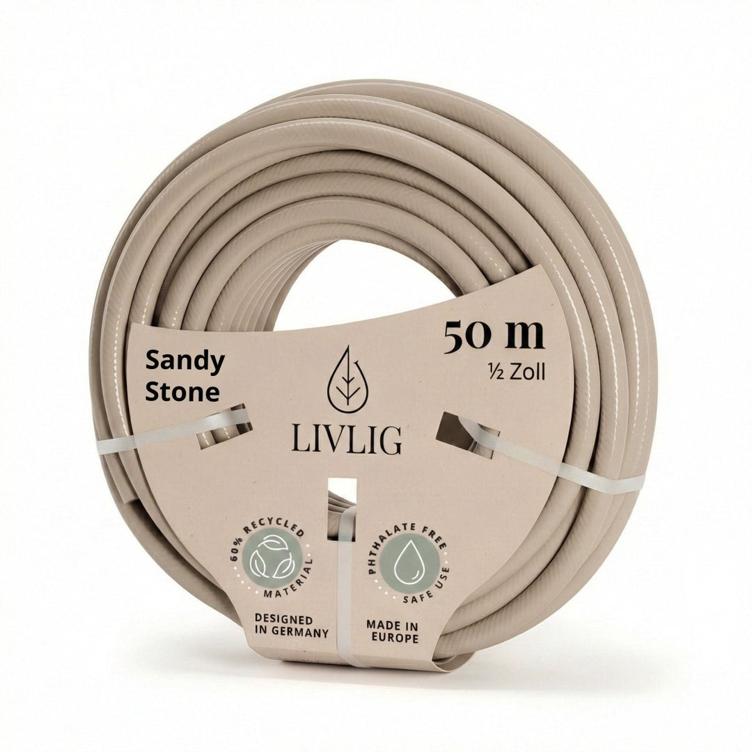 Design Gartenschlauch Sandy Stone, Gartenschläuche, 10 m,LIVLIG