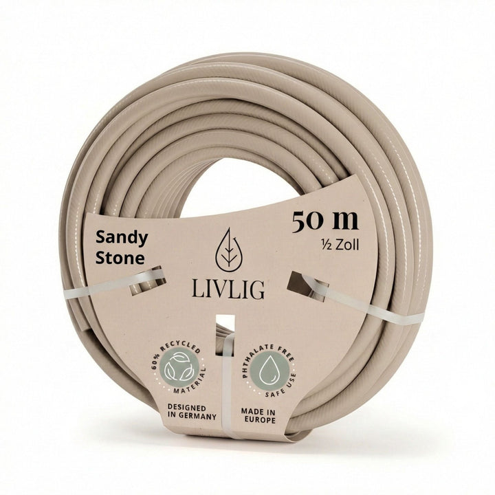 Design Gartenschlauch Sandy Stone, Gartenschläuche, 10 m,LIVLIG