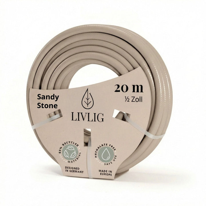 Design Gartenschlauch Sandy Stone, Gartenschläuche, 10 m,LIVLIG