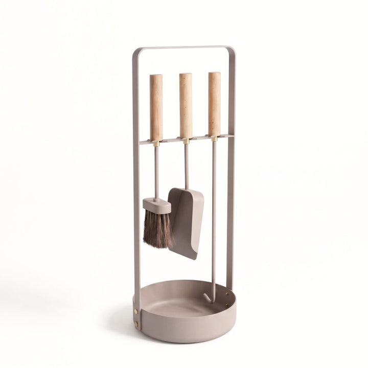 Design Kaminbesteck, Kaminbesteck, Graubeige,LIVLIG