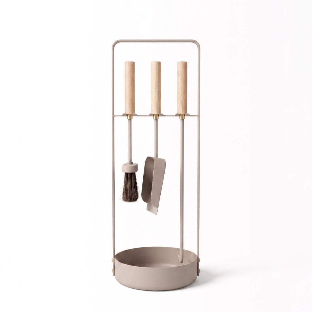 Design Kaminbesteck, Kaminbesteck, Graubeige,LIVLIG