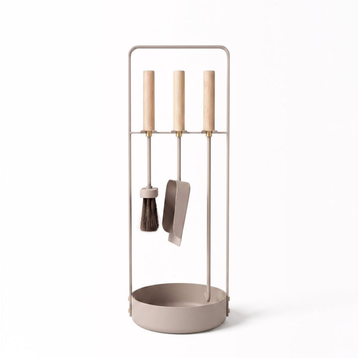 Design Kaminbesteck, Kaminbesteck, Graubeige,LIVLIG